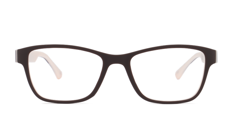 Gafas oftálmicas mujer AFFLELOU TONIC marrónVista de frente Gafas oftálmicas mujer AFFLELOU TONIC marrónVista de frente