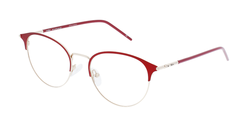 LUNETTES DE VUE femme MAGIC 98 rouge/doré - Vue de face