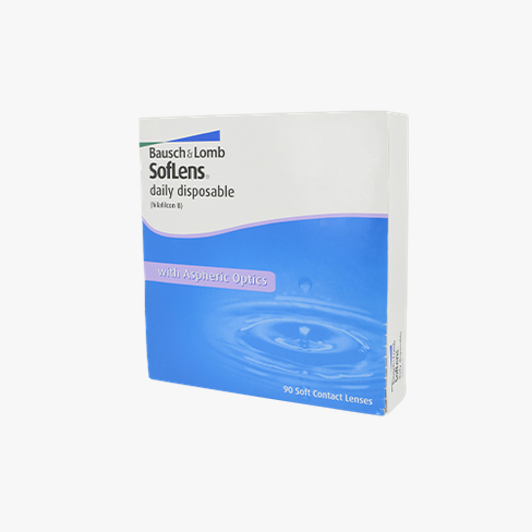 Lentilles de contact SofLens Daily Disposable 90L Vue de face
