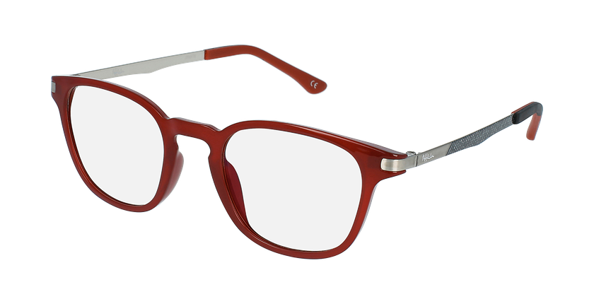 Óculos graduados MAGIC 40 BLUEBLOCK - BLOQUEIO LUZ AZUL vermelho - vue de 3/4