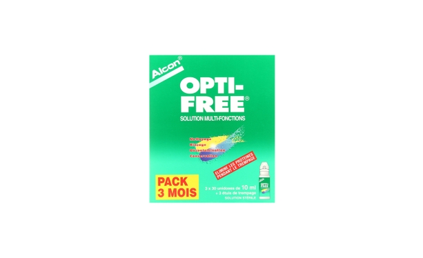 Opti-Free 90x10ml - Vista de frente