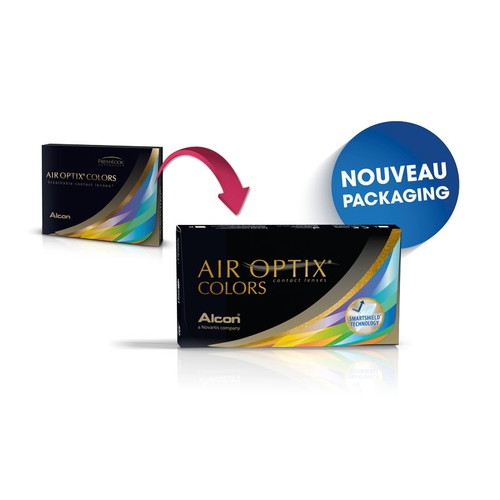 Lentilles de contact Air Optix Color 2L - Vue de face