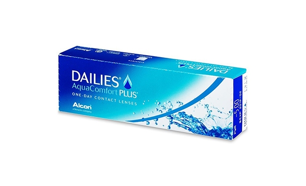 Lentilles de contact Dailies AquaComfort Plus 30L - Vue de face