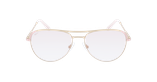 LUNETTES DE VUE femme ANELIE doré/rose - Vue de face