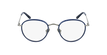 Óculos graduados SHUBERT BL prateado/azul - Vista de frente