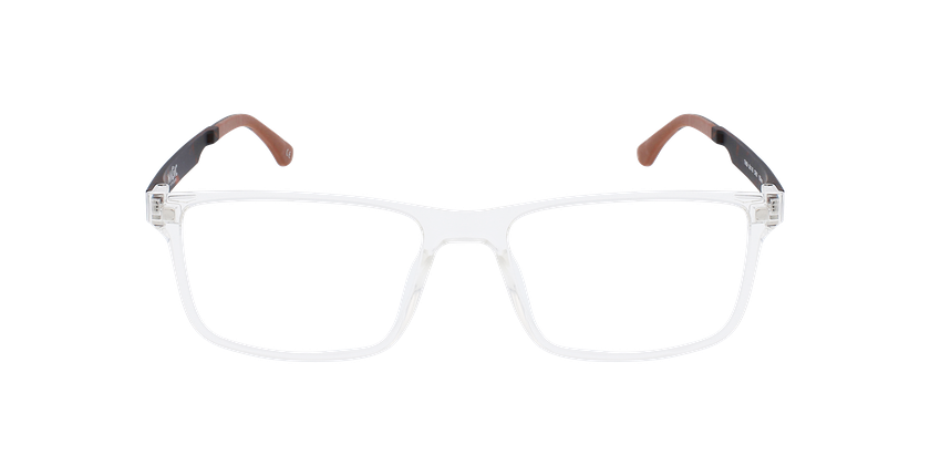 Óculos graduados homem MAGIC 59 cristal/tartaruga - Vista de frente