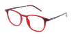 LUNETTES DE VUE MAGIC 120 rouge/noir - Vue de face