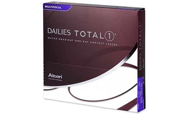 Lentilles de contact Dailies Total 1 Multifocal 90L - Vue de face Lentilles de contact Dailies Total 1 Multifocal 90L - Vue de face