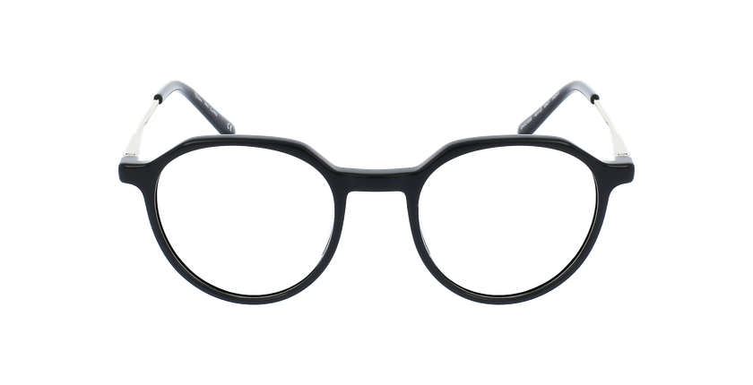 Óculos graduados senhora CLARIS BK (TCHIN-TCHIN +1€) preto/preto - Vista de frente