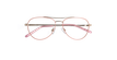 Óculos graduados senhora MAHE PK (Tchin-Tchin +1€) rosa - Vista de frente
