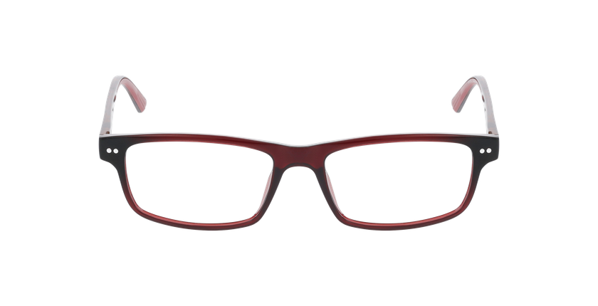 LUNETTES DE VUE homme ALBIN rouge - Vue de face