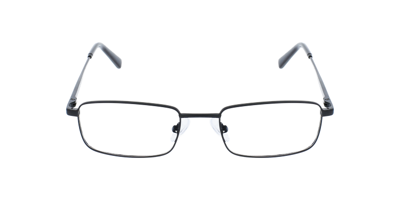 Lunettes de vue homme CYRIL noirVue de face Lunettes de vue homme CYRIL noirVue de face