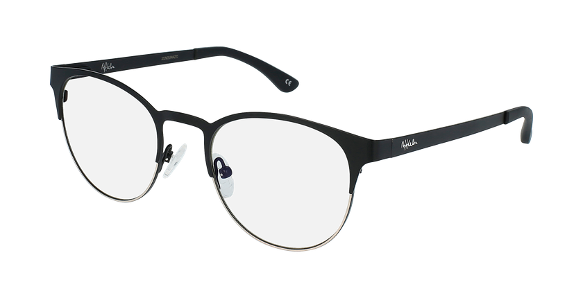 Óculos graduados senhora MAGIC 44 BLUEBLOCK - BLOQUEIO LUZ AZUL preto/dourado - vue de 3/4