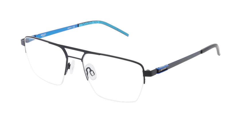 LUNETTES DE VUE homme MAGIC275 noir/bleu - Vue de face