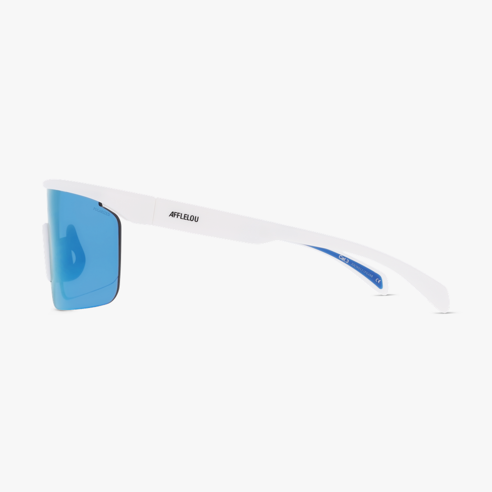 LUNETTES DE SOLEIL CANYON POLARIZED blanc - Vue de face