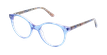 Óculos graduados criança ELIANA BL (TCHIN-TCHIN+1€) azul/violeta - vue de 3/4