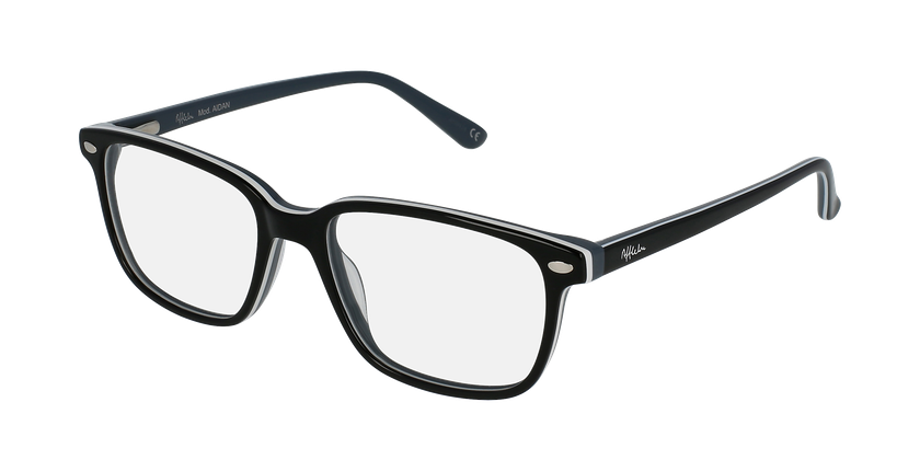 Óculos graduados criança Aidan bk (tchin-tchin +1€) preto/cinzento - vue de 3/4