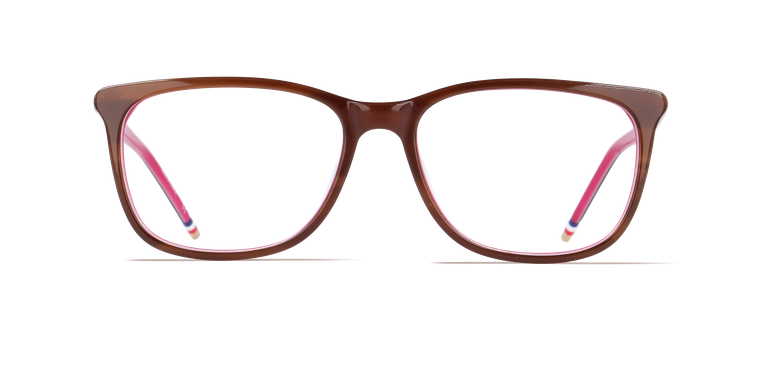 Óculos graduados senhora YLANG castanho/rosa