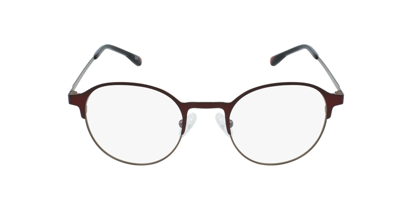 Óculos graduados homem MAGIC 53 BLUEBLOCK - BLOQUEIO LUZ AZUL vermelho/castanho - Vista de frente