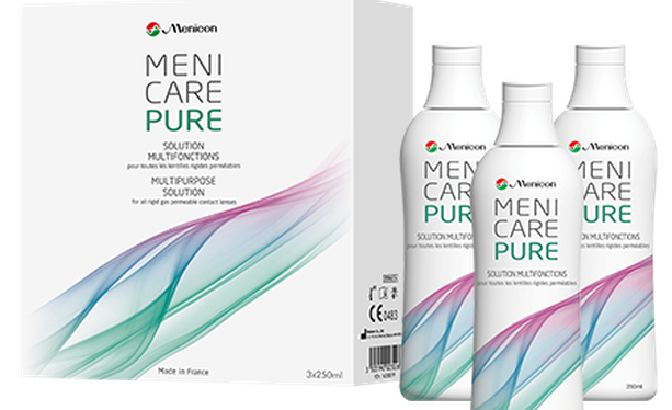 Tri Pack MeniCare Pure 3x250 ml + etui - Vue de face