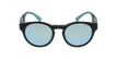 Óculos de sol senhora SLALOM POLARIZED BK preto/turquesa - Vista de frente