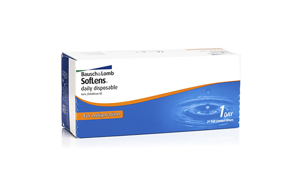 Lentilles de contact SofLens Daily Disposable Toric 30L - Vue de face