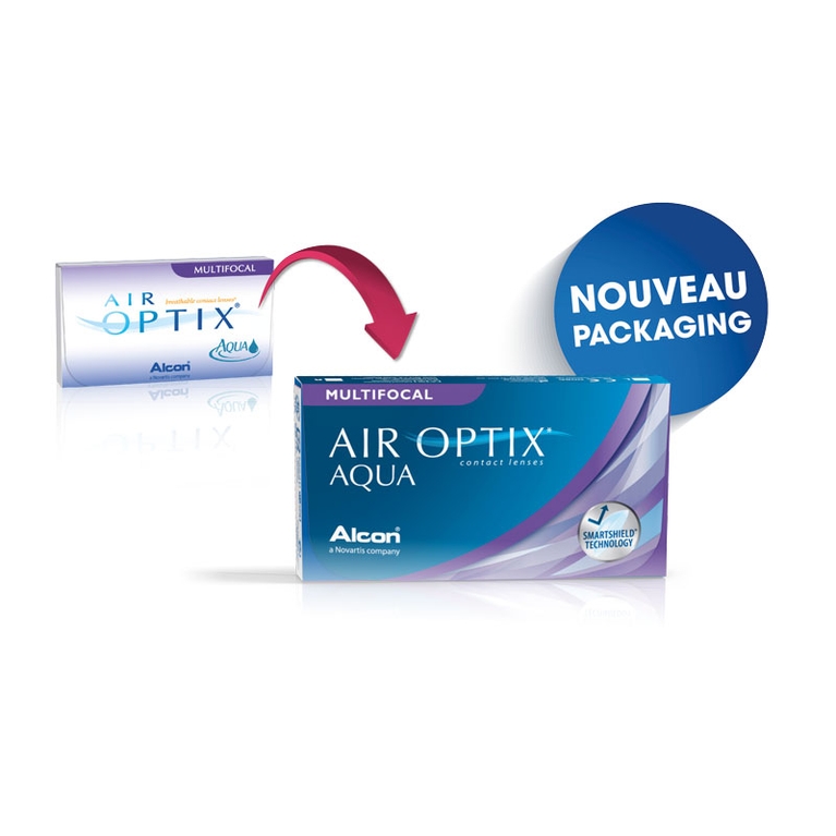 Lentes de contacto Air Optix Aqua Multifocal 3L