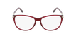Lunettes de vue femme OAF20520 rouge - Vue de face