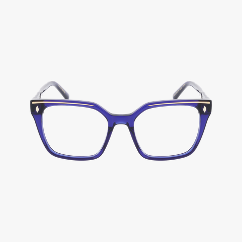 LUNETTES DE VUE femme CARACTERES FIL D'OR EFFRONTEE bleu