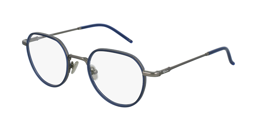 Óculos graduados DEBUSSY BL prateado/azul - vue de 3/4