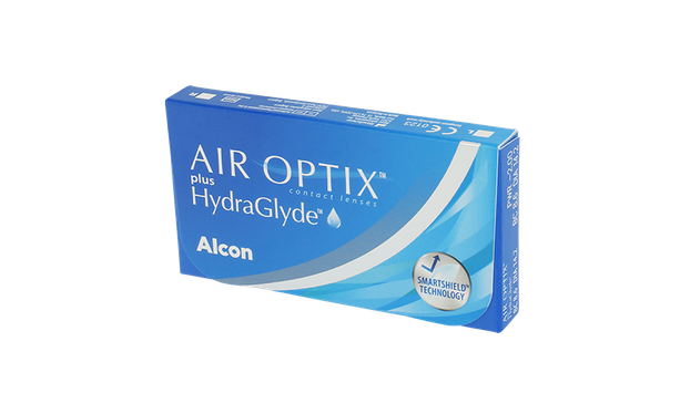 Lentilles de contact Air Optix Plus HydraGlyde® 3L - Vue de face