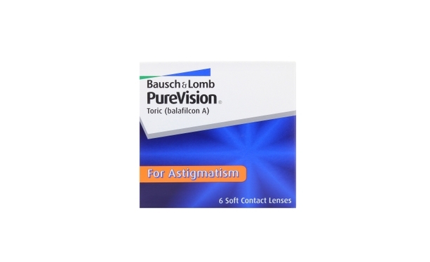 Lentilles de contact PureVision Toric 6L - Vue de face