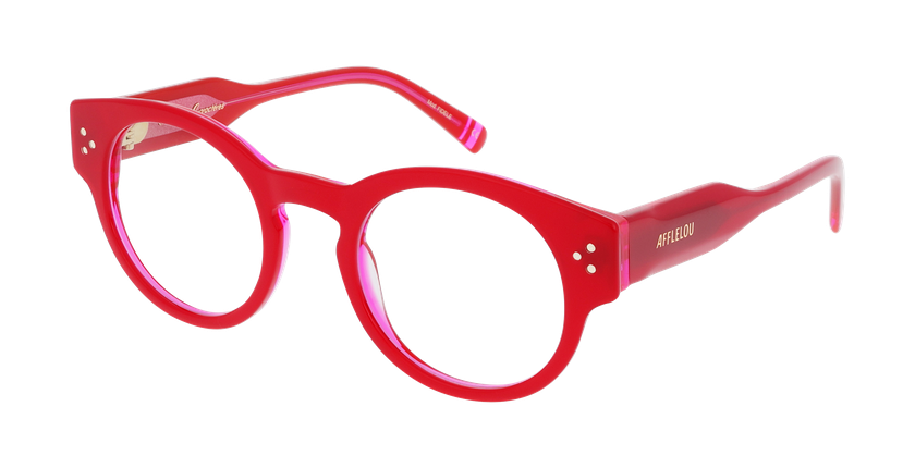 ÓCULOS GRADUADOS senhora CARACTÈRES FIDÈLE vermelho/rosa - Vista de frente