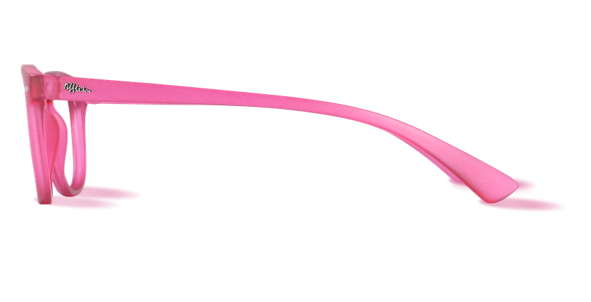 Óculos graduados BLUEBLOCK rosa - Vista lateral