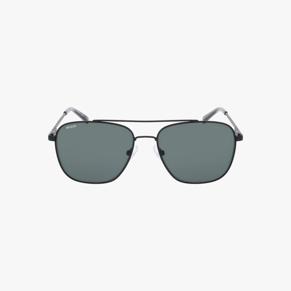 LUNETTES DE SOLEIL homme KINGSLEY noir - Vue de face