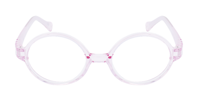 Óculos graduados criança FLOOPY PK2 (TCHIN-TCHIN +1€) rosa/rosa - Vista de frente