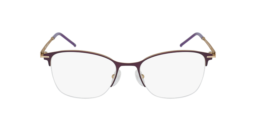 Óculos graduados senhora VEGA PUGD violeta/dourado - Vista de frente