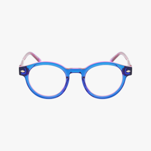 LUNETTES DE VUE femme CARACTÈRES DISCRÈTE bleu