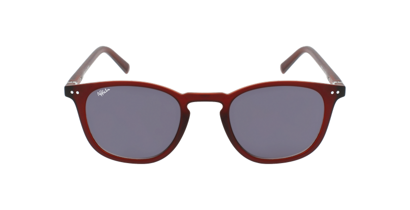 LUNETTES DE VUE FORTY solaire Bordeaux rouge - Vue de face