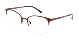 LUNETTES DE VUE femme MAGIC 110 marron - Vue de face