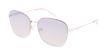Óculos de sol senhora FABIA PK rosa - Vista de frente