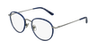 Óculos graduados SHUBERT BL prateado/azul - vue de 3/4