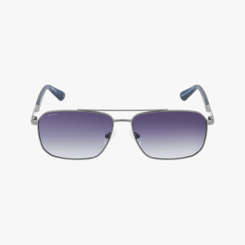LUNETTES DE SOLEIL homme TAVIO noir/gris Vue de face