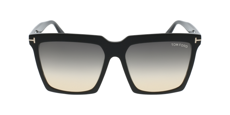 Gafas de sol mujer SABRINA-02 negro vista de frente