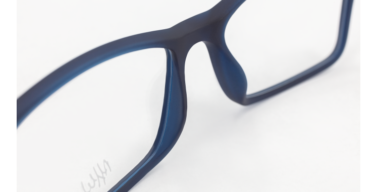 Lunettes de vue homme LENY bleu/argenté