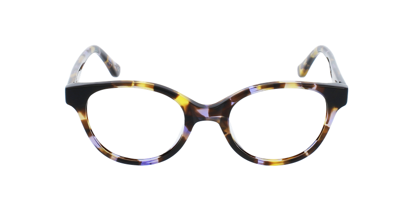 Óculos graduados criança ALISSON TO (TCHIN-TCHIN +1€) tartaruga/violeta - Vista de frente