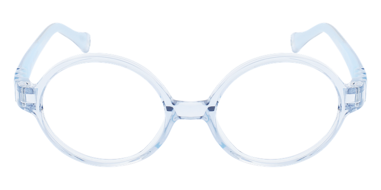 Óculos graduados criança FLOOPY BL (TCHIN-TCHIN +1€) azul/azulVista de frente