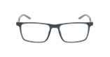 Lunettes de vue homme EMMANUEL gris/orange - Vue de face