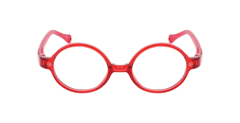 ÓCULOS GRADUADOS criança BABY vermelho - Vista de frente