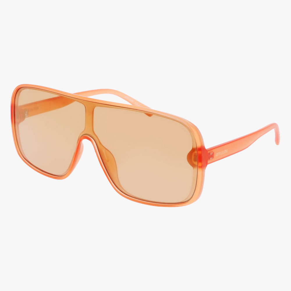 LUNETTES DE SOLEIL TILO orange - Vue de face